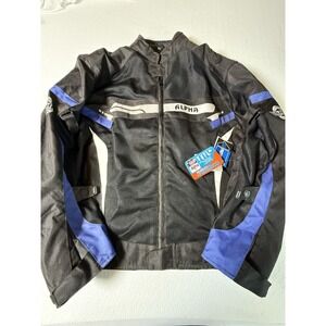 Alpha Cycle Gear Men's Motorcycle Jacket, Mesh Armor, Waterproof Liner 4XL,‎ NWT